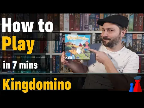 How to play Kingdomino boardgame - Full teach + Visuals - Peaky Boardgamer