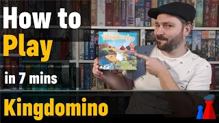 How to play Kingdomino boardgame - Full teach + Visuals - Peaky Boardgamer
