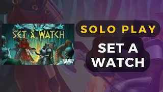 Set A Watch Board Game - Partial Solo Playthrough | DaniCha