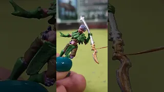 Painting the Orchid Chieftain miniature from Gloomhaven Crimson Scales #crimsonscales