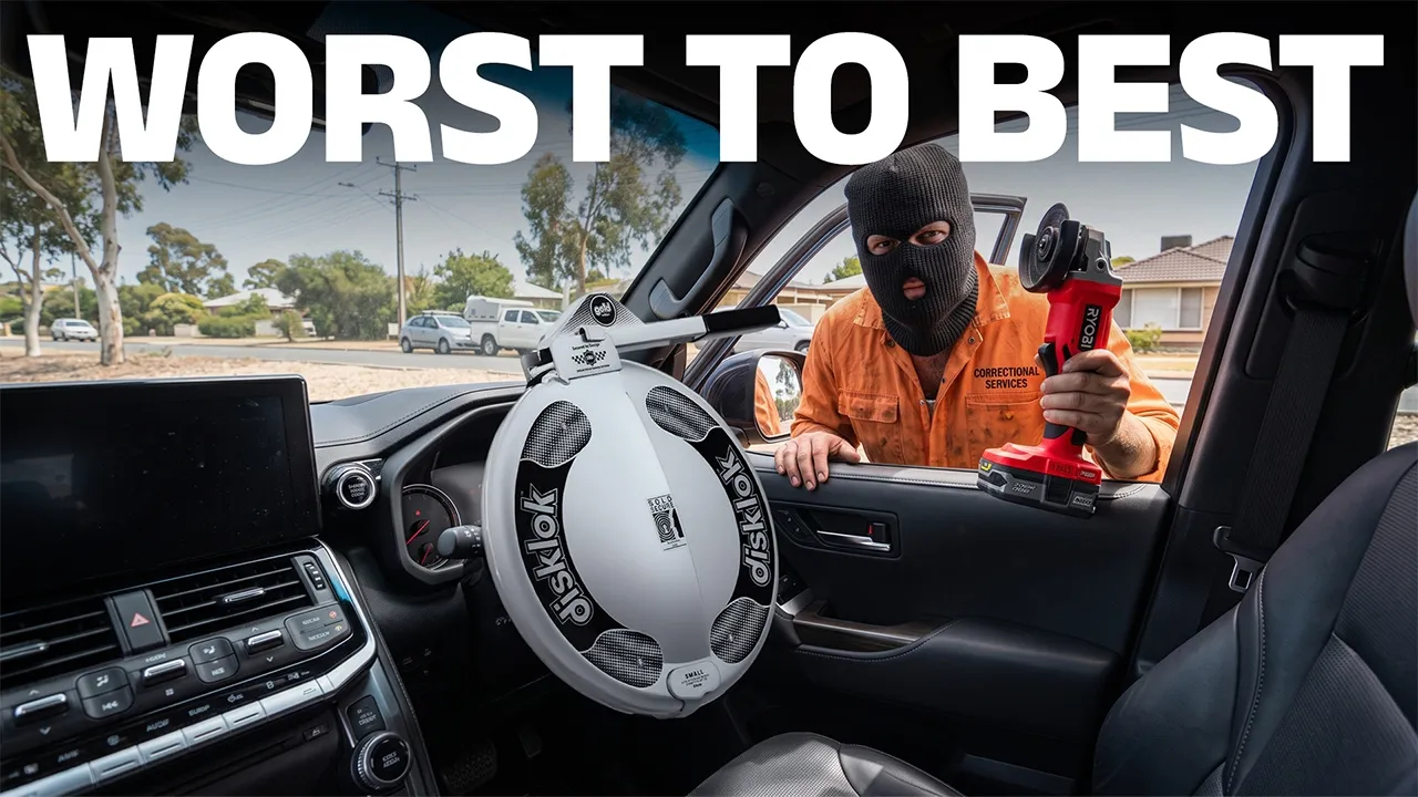 $370 steering lock vs $20 steering lock: BEST to WORST car theft protection