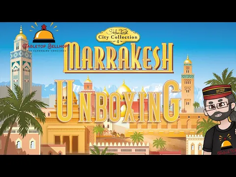 Marrakesh Unboxing, A look at what you get in the big box original printing of Marrakesh from Queen