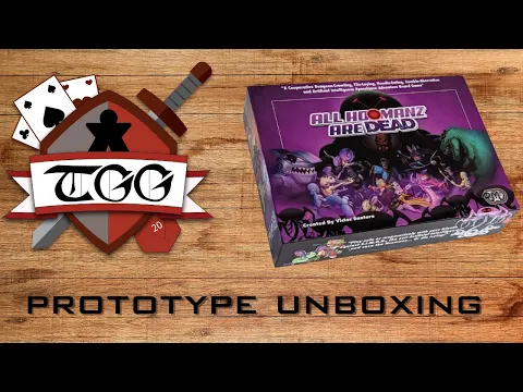 All Hoomanz Are Dead Board Game Unboxing