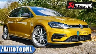 Volkswagen Golf R Akrapovic Review by AutoTopNL (English Subtitles)