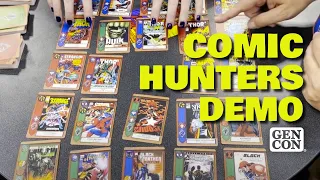 Comic collectors, your game is finally here! Comic Hunters Gen Con demo