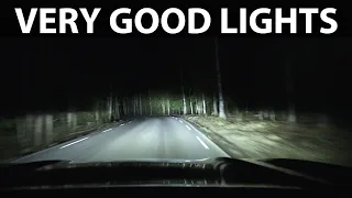 BMW iX3 adaptive LED headlights test