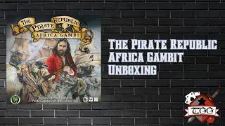 The Pirate Republic: Africa Gambit Board Game Unboxing | Components & First Look