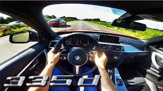 BMW 335d vs Tesla Model S P90D POV Autobahn by AutoTopNL