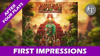 First Impressions of Ahau Rulers of Yucatan - Solo Board Game