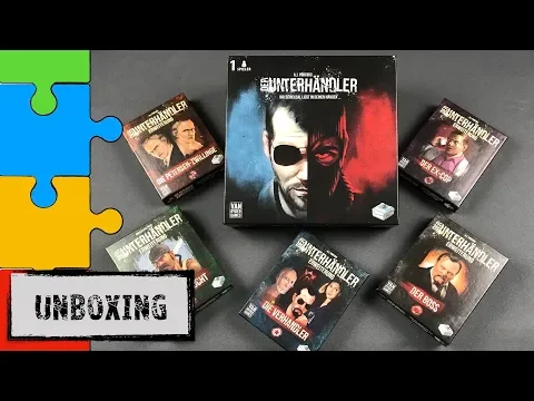#Unboxing - Der Unterhändler - inkl. alle Erweiterungen (Frosted Games 2018)