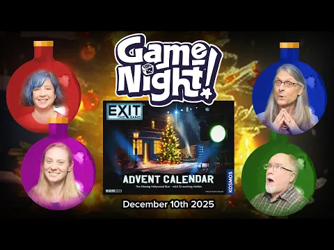 GameNight! 24 Days of Christmas Day 10 - Exit: The Game Advent Calendar - The Missing Hollywood Star