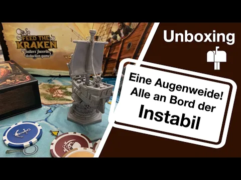 #Unboxing - Feed the Kraken - Sailor's favorite deduction game (Funtails 2022)