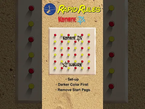Konane is the National Game of Hawaii (when it was a nation)