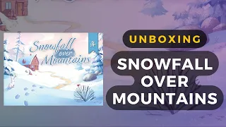Snowfall Over Mountains Unboxing | DaniCha
