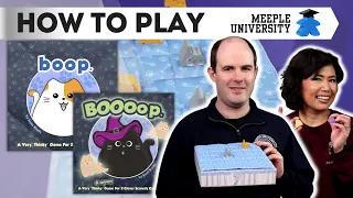 Boop and Boooop board game how to play tutorial playthrough runthrough