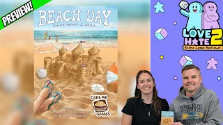 Beach Day - A Non-Gamer's Preview Of This Display Building Card Game