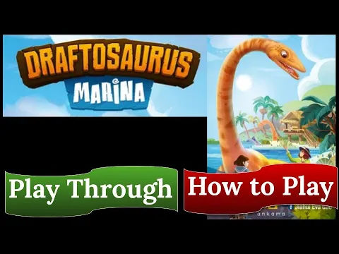 Draftosaurus: Marina - Play Through & How to Play