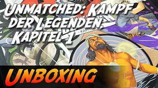 Unmatched: Kampf der Legenden, Kapitel 1 - Brettspiel Unboxing (IELLO)