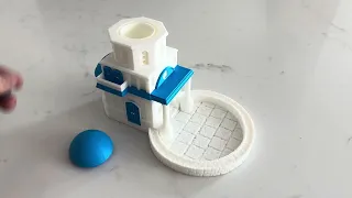 Santorini House Dice Tower - Rolling the dice #2