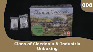 Clans of Caledonia & Industria - Unboxing and Commentary | 008 | CulBlu Unboxing