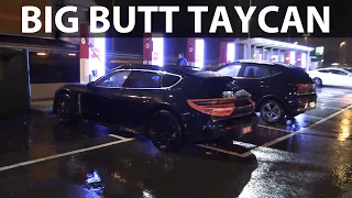 Porsche Taycan Cross Turismo spotted at Circle K Furuset