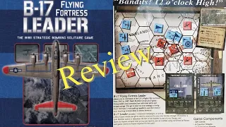B 17 LEADER FLYING FORTRESS - BOARD GAME REVIEW.