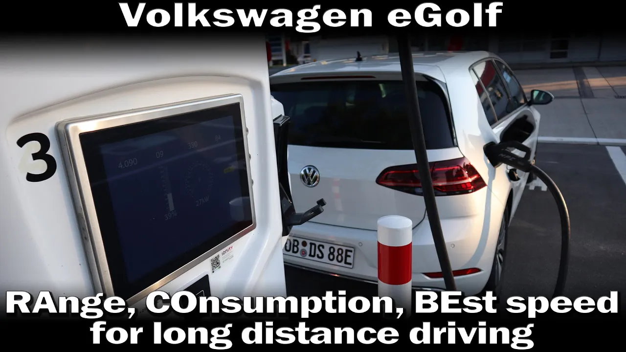 VW eGolf - RaCoBe Test (Range, Consumption, Best Speed)