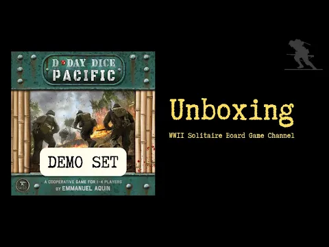 D-Day Dice: Pacific (DEMO SET) - Unboxing