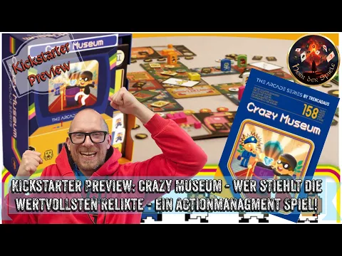 Kickstarter Preview: Crazy Museum - wer stiehlt die wertvollsten Relikte - ein Actionmanagment Spiel