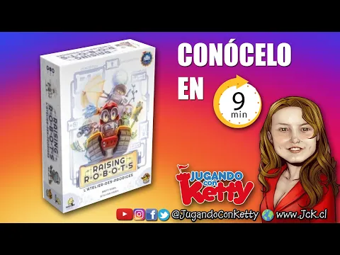 Escuela de Robots / Raicing Robots  [Juego de Mesa / Cómo se Juega / JcK / Maldito Games]