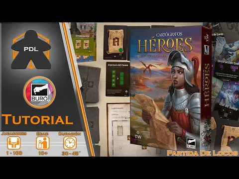 Cartógrafos Héroes | Tutorial | Buró | Thunderwork Games | Partida de Locos |
