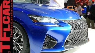 Watch the 2016 Lexus GS F Debut at The Detroit Auto Show