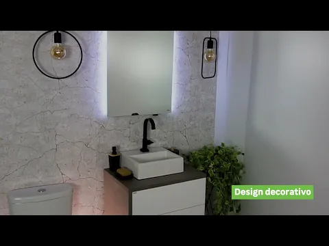 Espelho para Banheiro com Led Edge Retangular 64x54,7cm de Parafusar Cris Metal