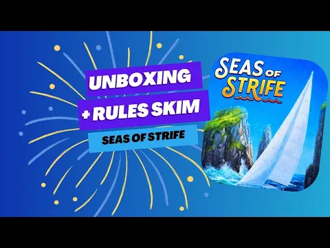 Unboxing and Rules Skim through Seas of strife - Rio Grande Games