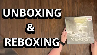 Everdell: Spirecrest Expansion - Board Game Unboxing & Reboxing - What's Inside the box?
