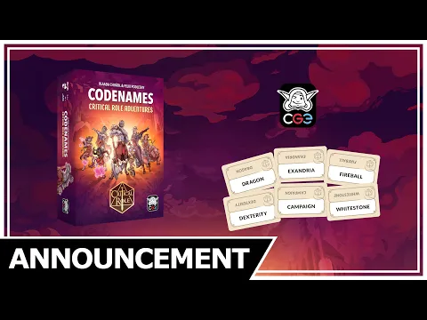 Codenames - Critical Role Adventures Announcement