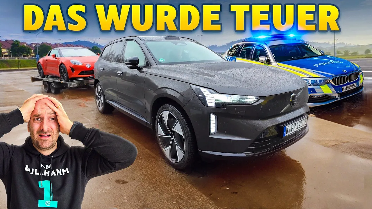 Im ELEKTROAUTO 800km mit Anhänger: Wenn ALLES in die Hose geht