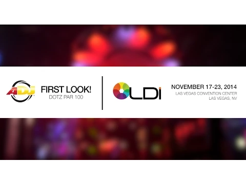 Product video thumbnail for ADJ American DJ Dotz Par 100 RGB DMX LED Wash Light