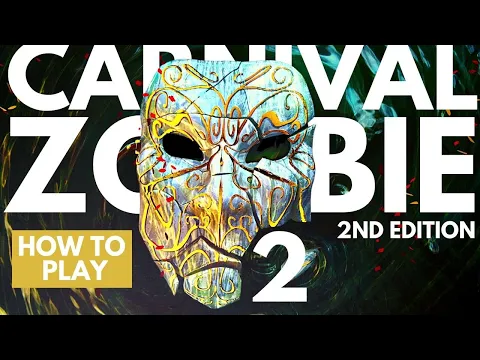 Carnival Zombie Second Edition | PART 2 | How to Play | Full Board Game Playthrough