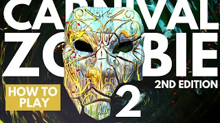 Carnival Zombie Second Edition | PART 2 | How to Play | Full Board Game Playthrough