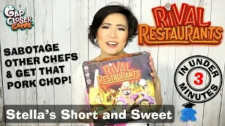 Rival Restaurants Board Game - Stella's Short and Sweet