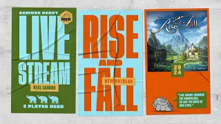 Rise & Fall - 3p Teaching, Play-through, & Roundtable Discussion by Heavy Cardboard