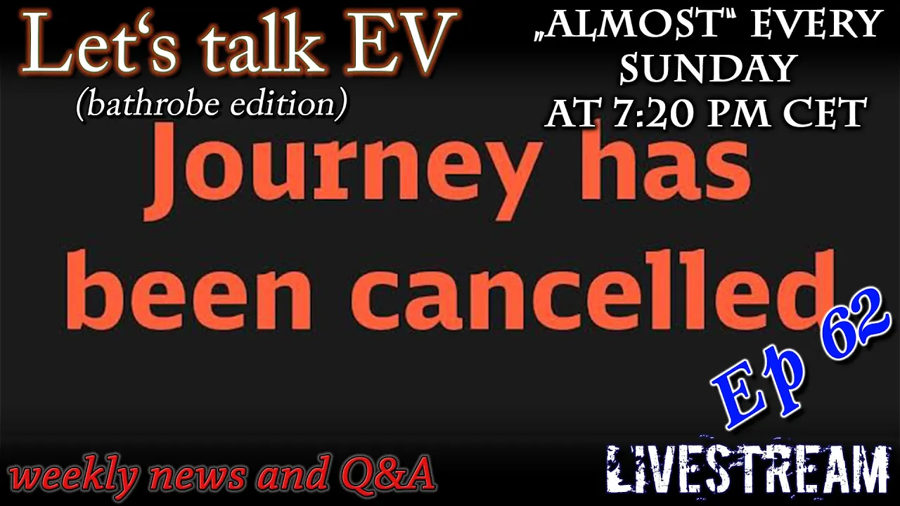 (live) Let's talk EV - Story time, missed event due to storm