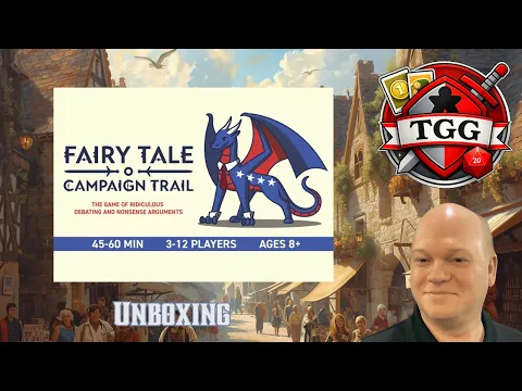 Fairy Tale Campaign Trail Board Game Unboxing | Fantasy Politics, Debate & Party Game Chaos