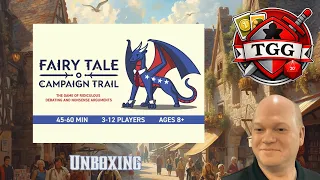 Fairy Tale Campaign Trail Board Game Unboxing | Fantasy Politics, Debate & Party Game Chaos