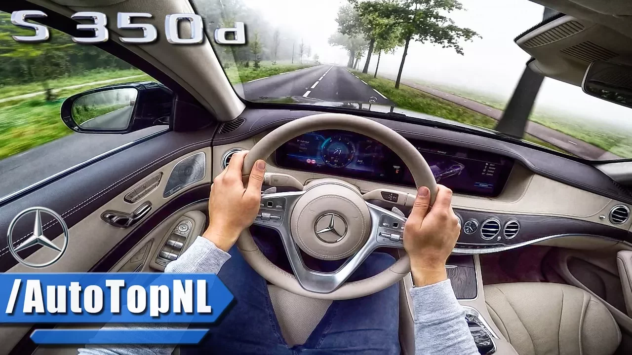 Mercedes Benz S Class 2018 S350d POV Test Drive by AutoTopNL