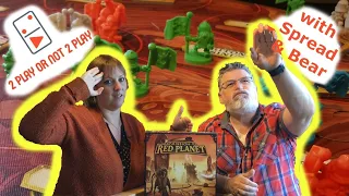 Mission Red Planet 2 Player Board Game Review with Spread & Bear