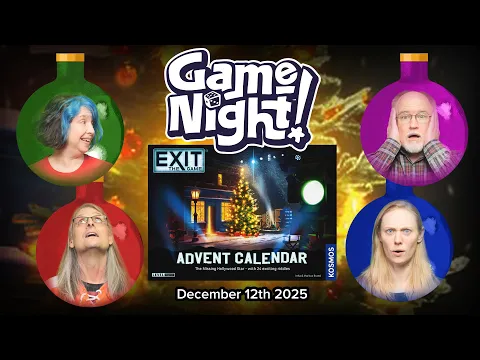 GameNight! 24 Days of Christmas Day 12 - Exit: The Game Advent Calendar - The Missing Hollywood Star