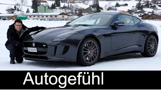Jaguar F-TYPE R Coupé AWD V8 550 hp Sound & Drifting FULL REVIEW test driven - Autogefühl