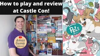 Super Kawaii Animals how to setup play and review board game Castle Con AmassGames #games #boardgam